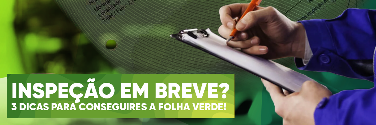 Inspeção em breve? 3 dicas para conseguires a folha verde!