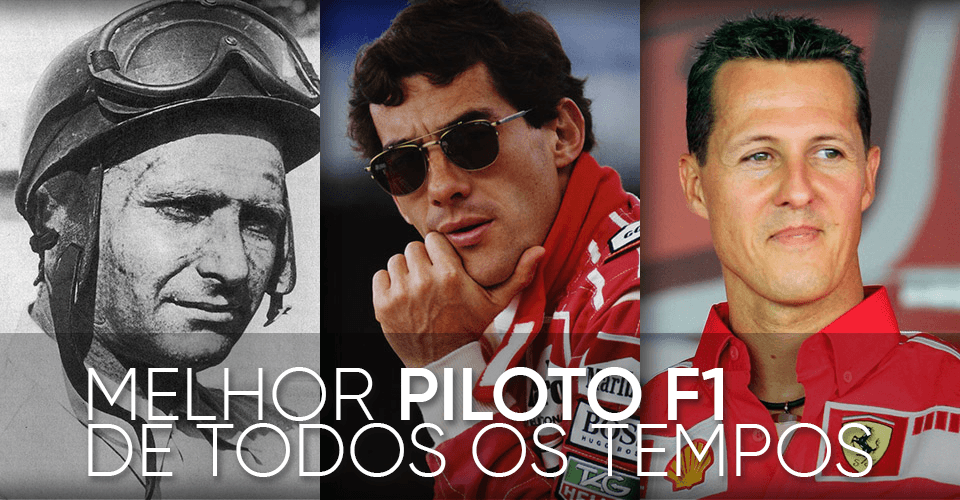 Passatempo Melhor Piloto F1 de Todos os Tempos