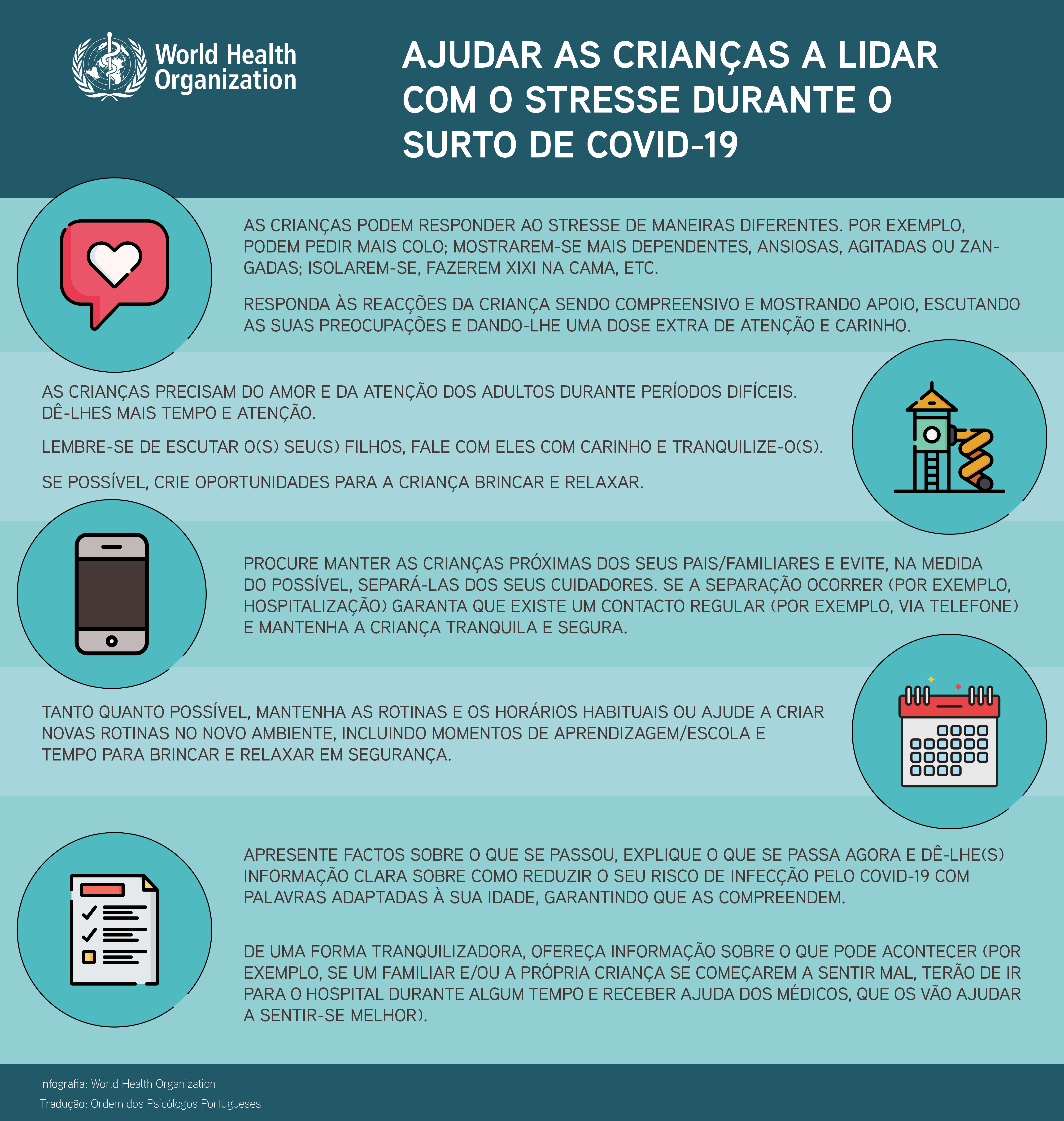 Ajudar as Crianças a lidar com o stress - Covid-19