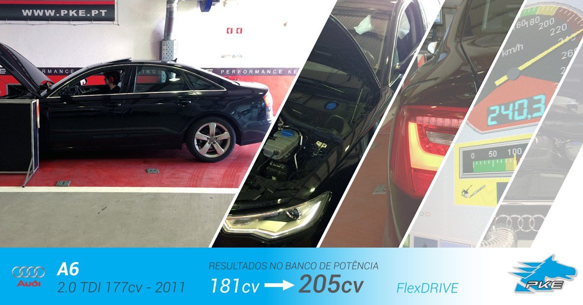 PKE FlexDRIVE em Audi A6 2.0 TDI 177cv – 2011