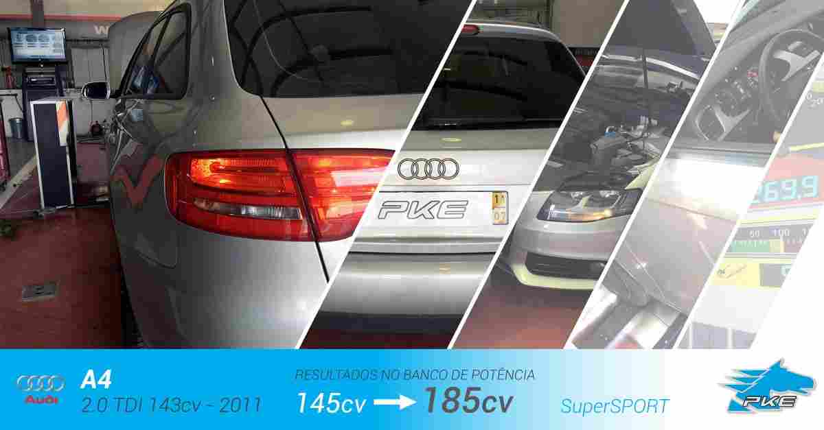 PKE SuperSPORT em Audi A4 2.0 TDI 143cv – 2011