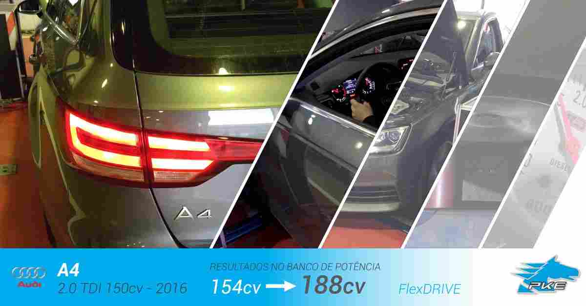 PKE FlexDRIVE em Audi A4 2.0 TDI 150cv – 2016