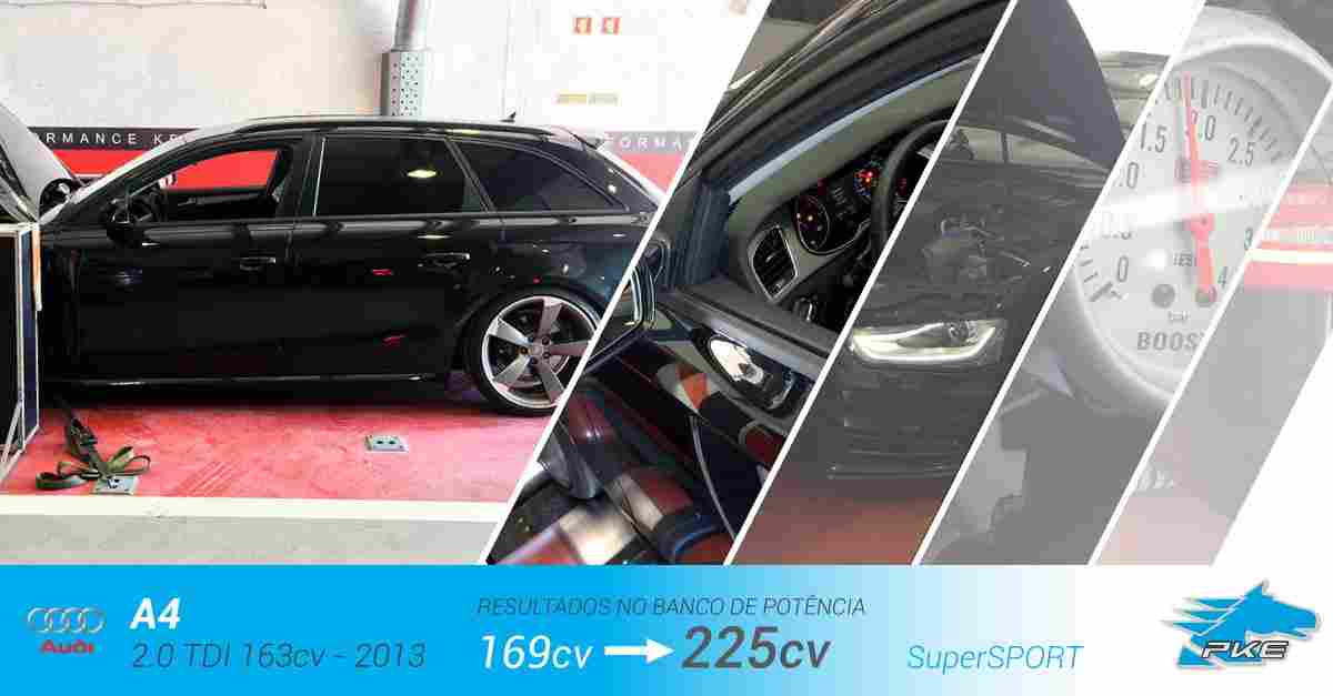 PKE SuperSPORT em Audi A4 2.0 TDI 163cv – 2013