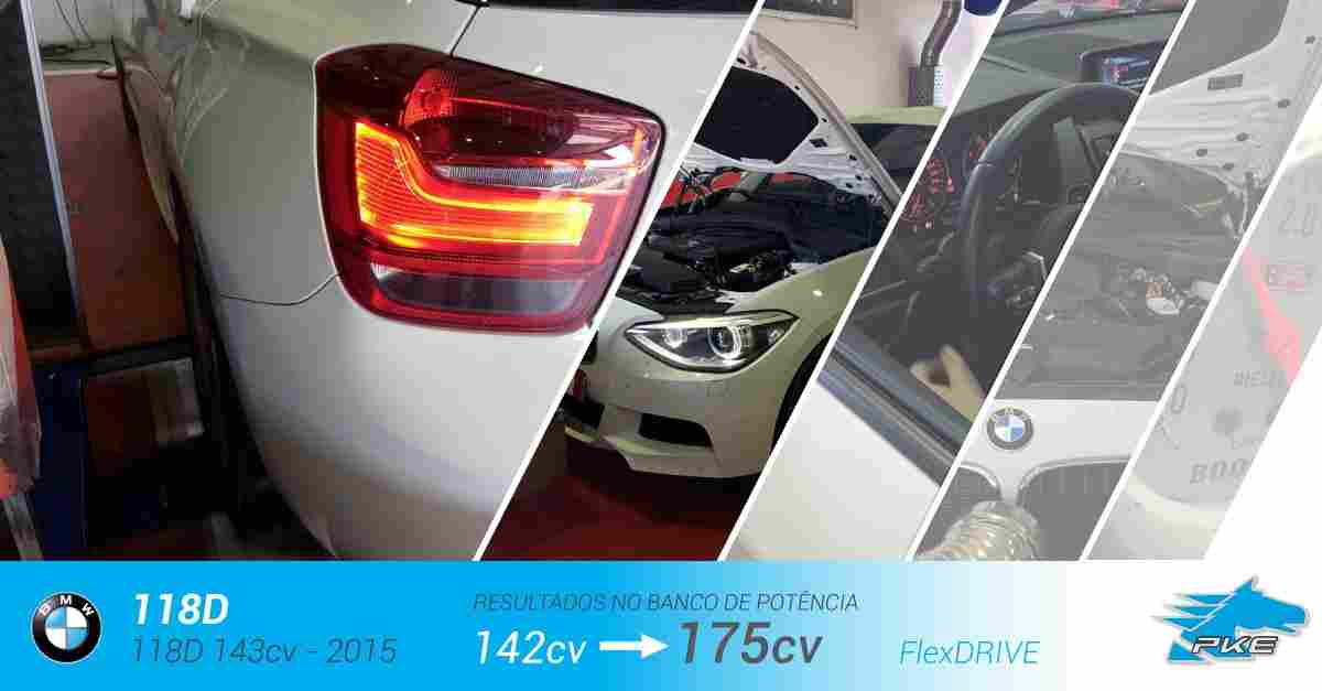 PKE FlexDRIVE em BMW 118d 143cv – 2015