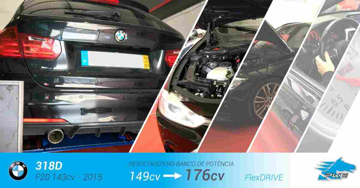 PKE FlexDRIVE em BMW 318d 143cv – 2015