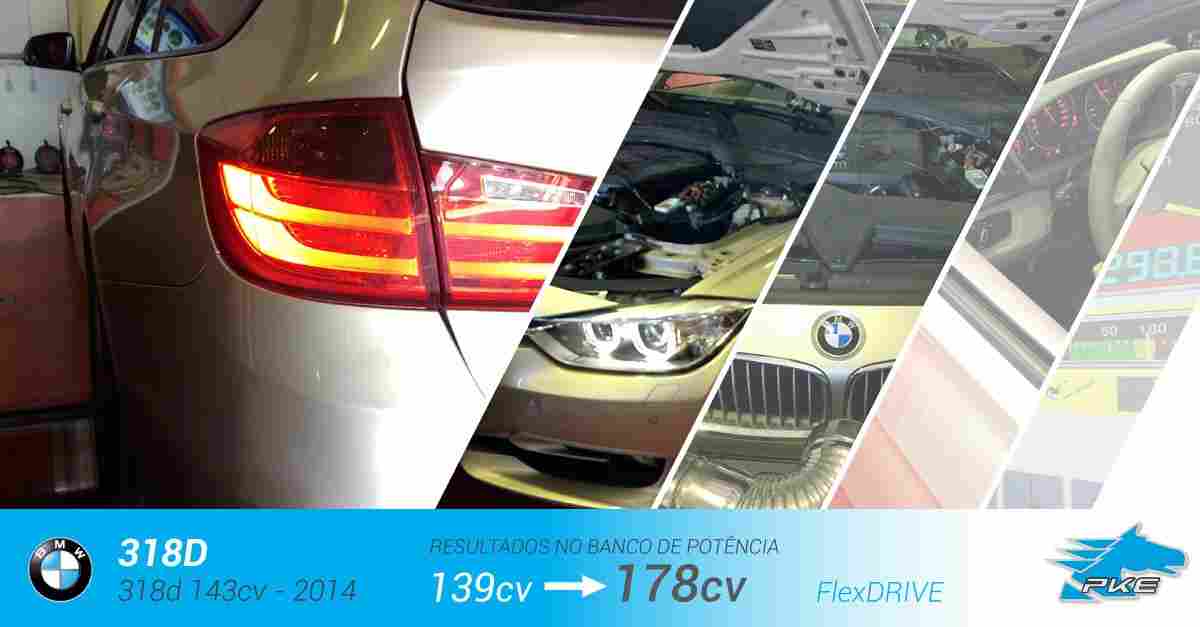 PKE FlexDRIVE em BMW 318d 143cv – 2014