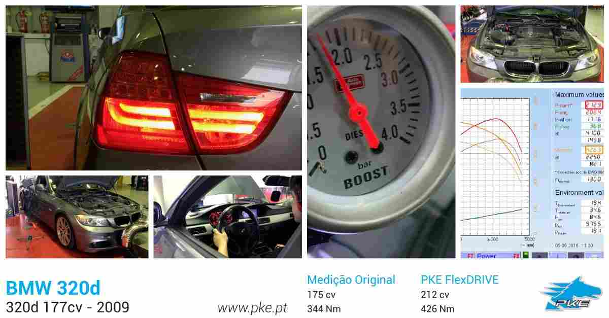 PKE FlexDRIVE em BMW 320d 177cv – 2009