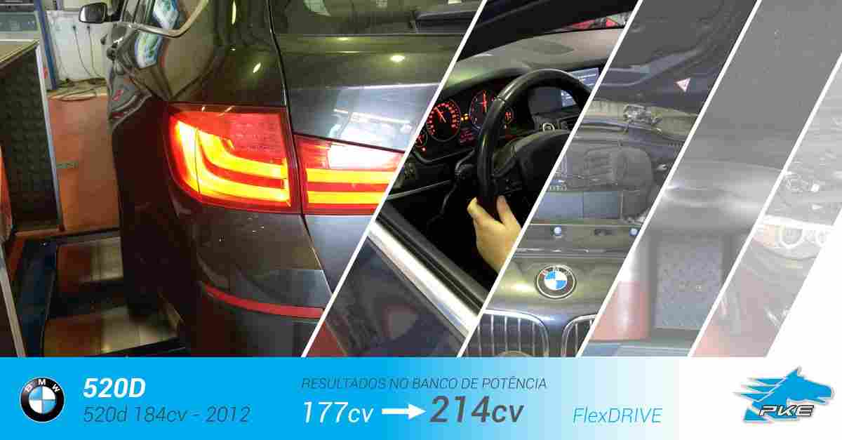 PKE FlexDRIVE em BMW 520d 184cv – 2012