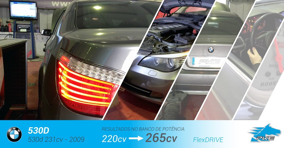 PKE FlexDRIVE em BMW 530d 231cv – 2009