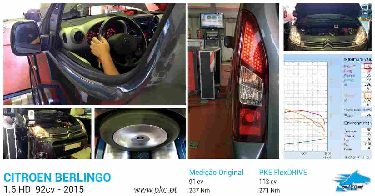 PKE FlexDRIVE em Citroen Berlingo 1.6 HDi 92cv – 2015