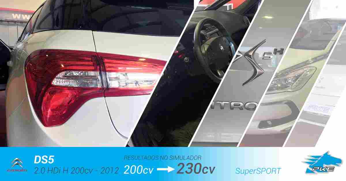 PKE SuperSPORT em Citroen DS5 2.0 HDi Hybri4 200cv – 2012