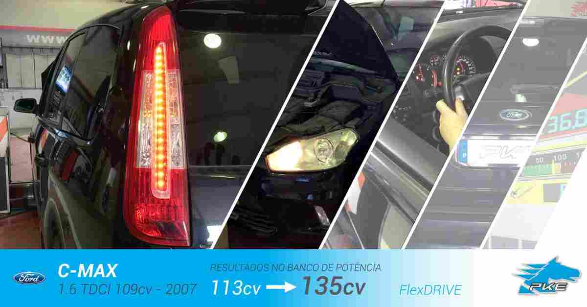 PKE FlexDRIVE em Ford C-Max 1.6 TDCI 109cv – 2007