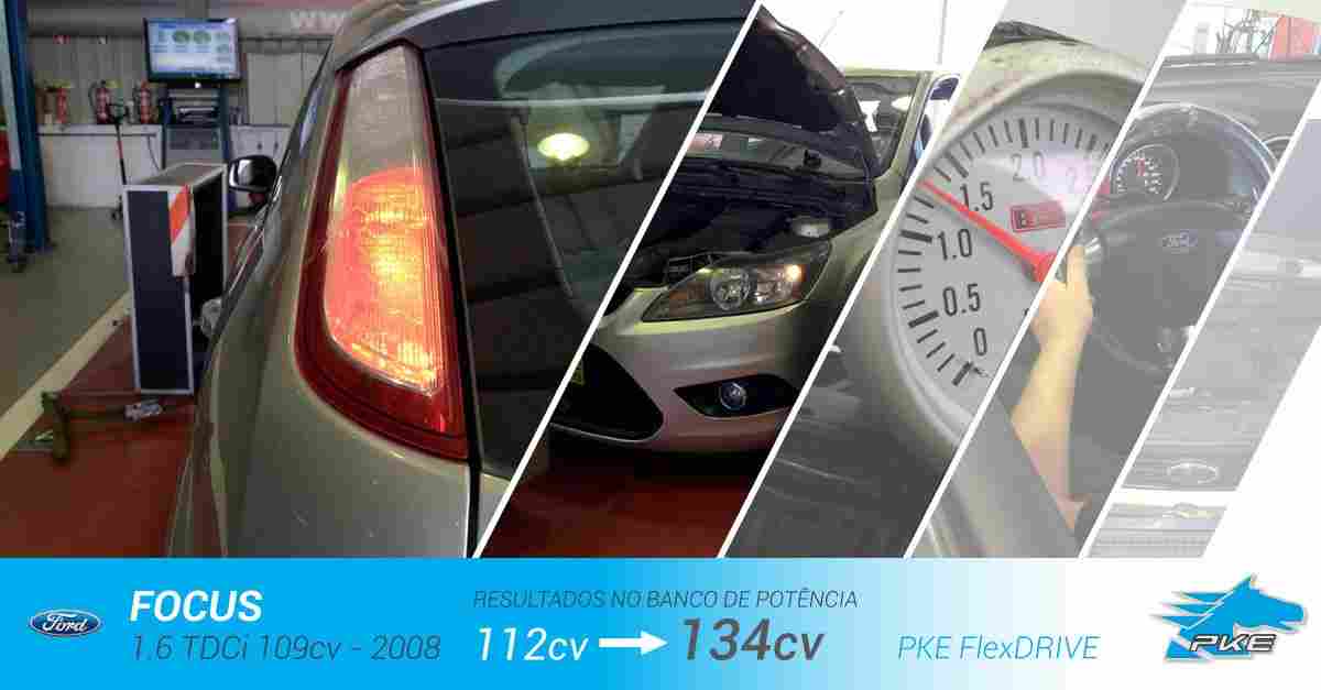 PKE FlexDRIVE em Ford Focus 1.6 TDCi 109cv – 2008