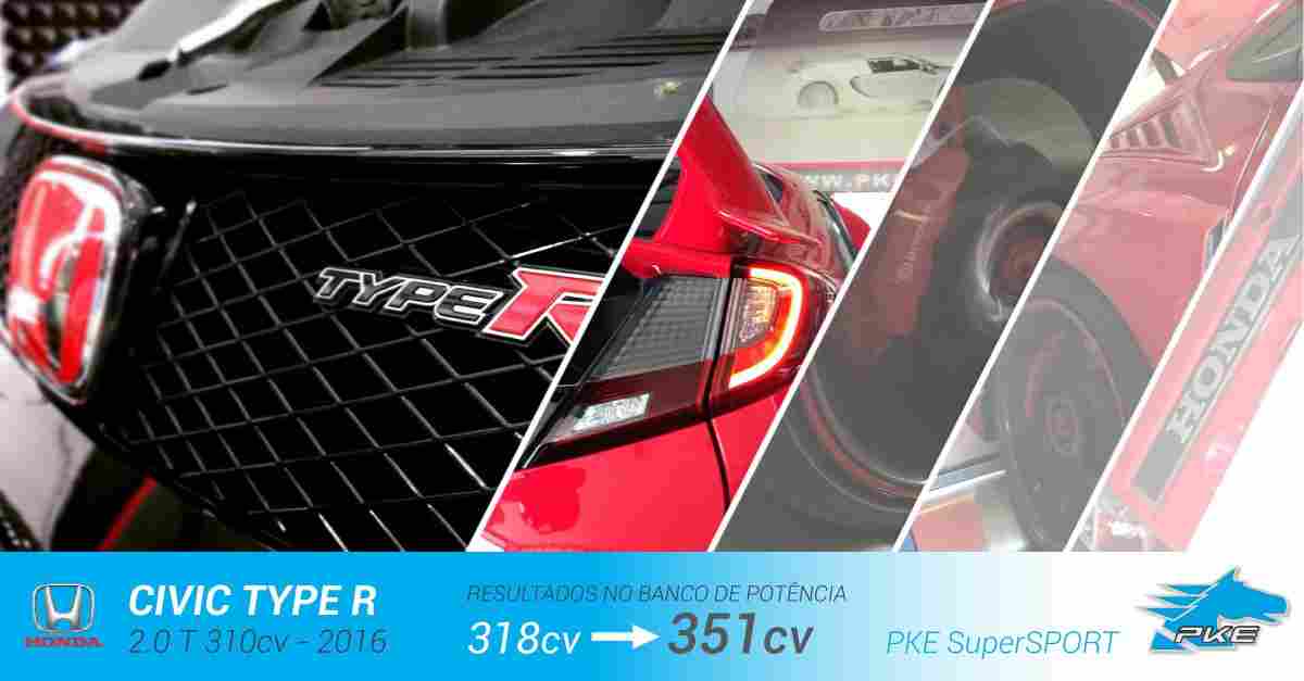 PKE SuperSPORT em Honda Civic TypeR 310cv – 2016