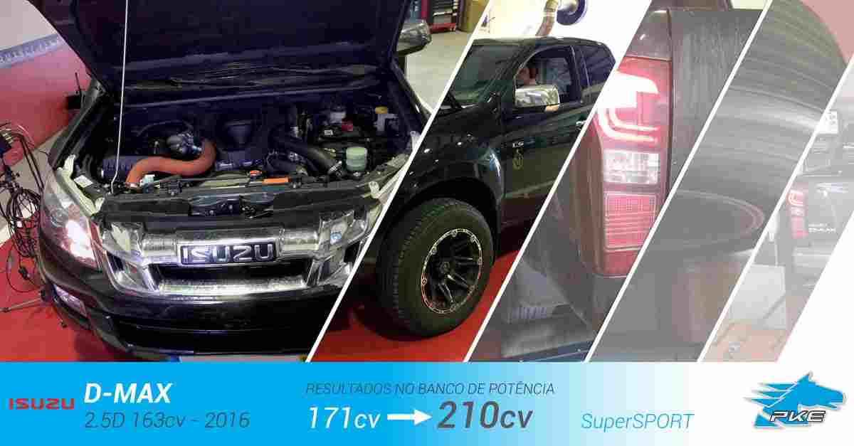 PKE SuperSPORT em Isuzu D-Max 2.5D 163cv – 2016