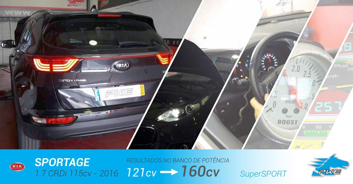 PKE SuperSPORT em Kia Sportage 1.7 CRDi 115cv – 2016