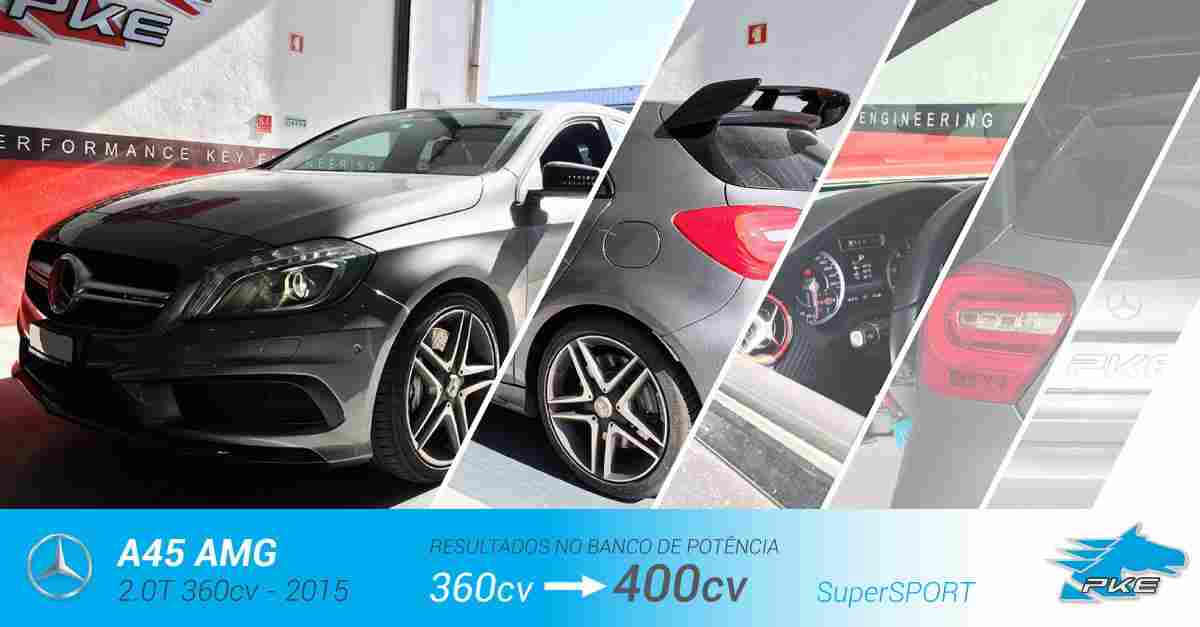 PKE SuperSPORT em Mercedes A45 AMG 2.0T 360cv – 2015