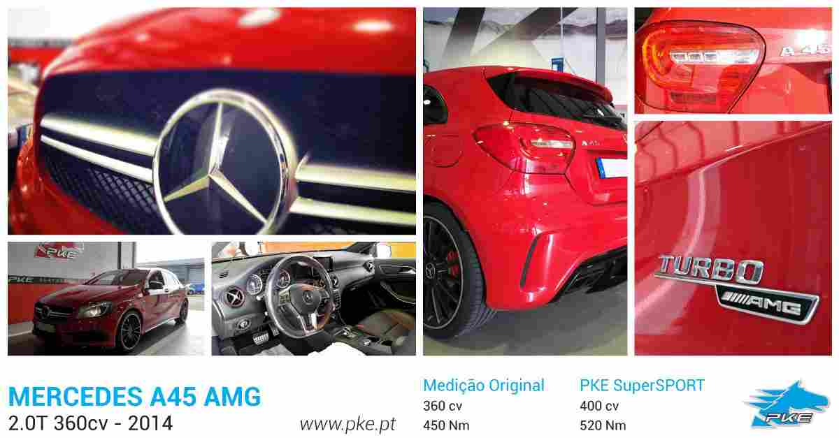 PKE SuperSPORT em Mercedes A45 AMG 360cv – 2014