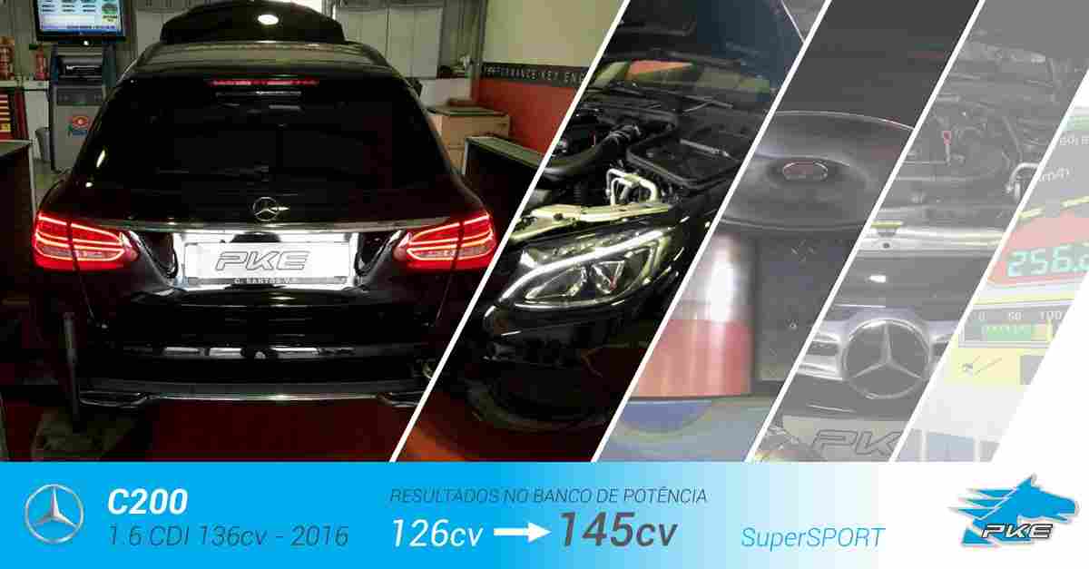 PKE SuperSPORT em Mercedes C200 CDI 136cv – 2015