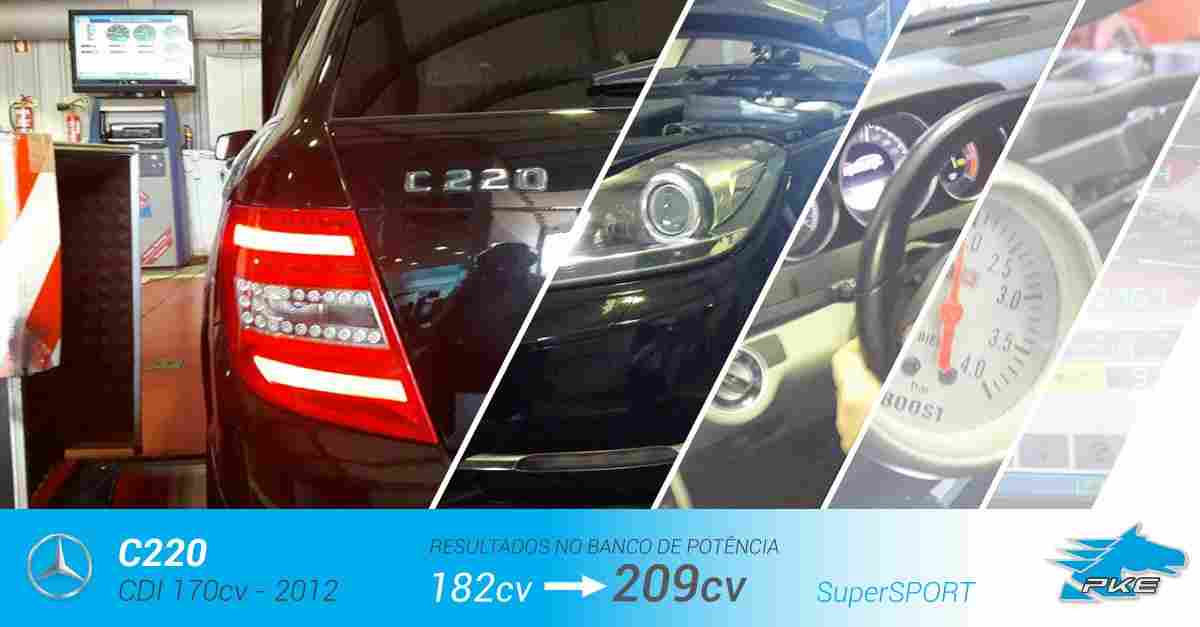 PKE SuperSPORT em Mercedes C220 CDI 170cv – 2012