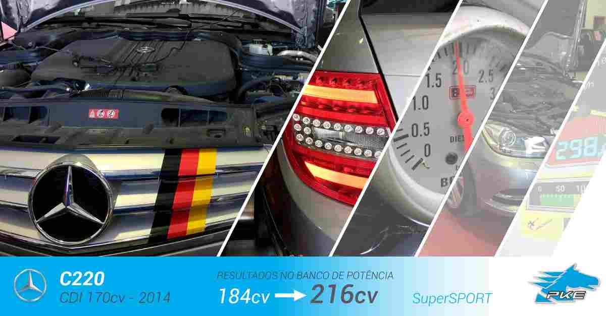 PKE SuperSPORT em Mercedes C220 CDI 170cv – 2014