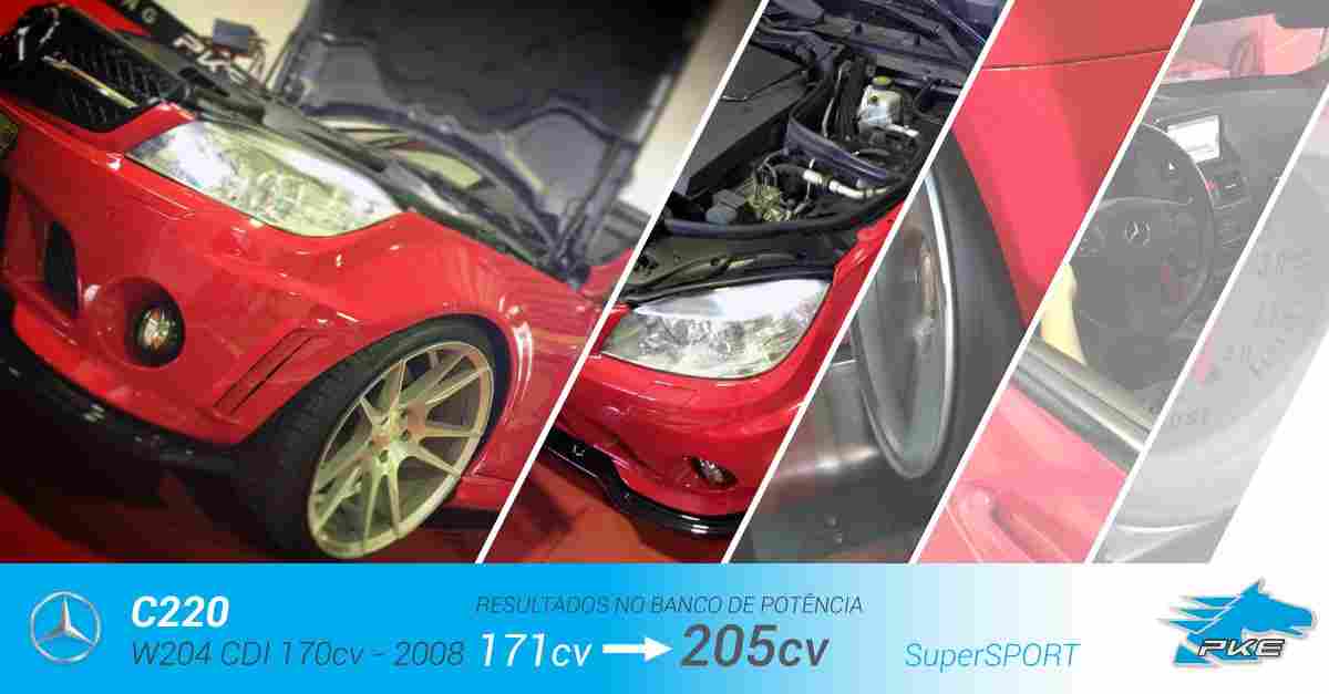 PKE SuperSPORT em Mercedes C220 170cv – 2008