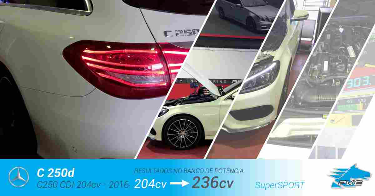 PKE SuperSPORT em Mercedes C 250 d 204cv – 2016