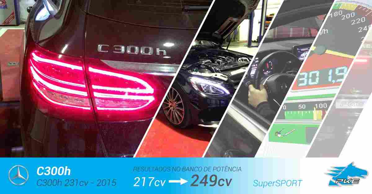 PKE SuperSPORT em Mercedes C300h 231cv – 2015