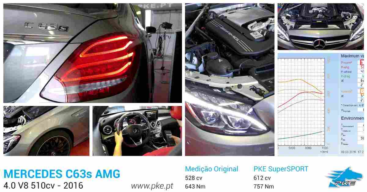 PKE SuperSPORT em Mercedes C63s AMG 510cv – 2016