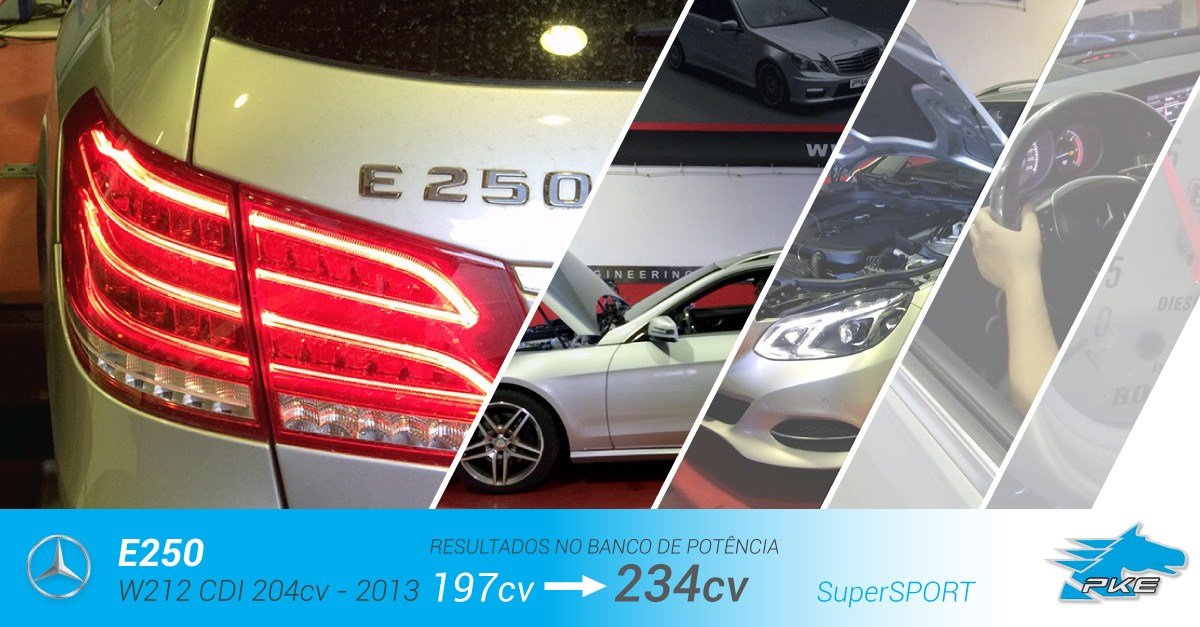 PKE SuperSPORT em Mercedes E250 204cv – 2013