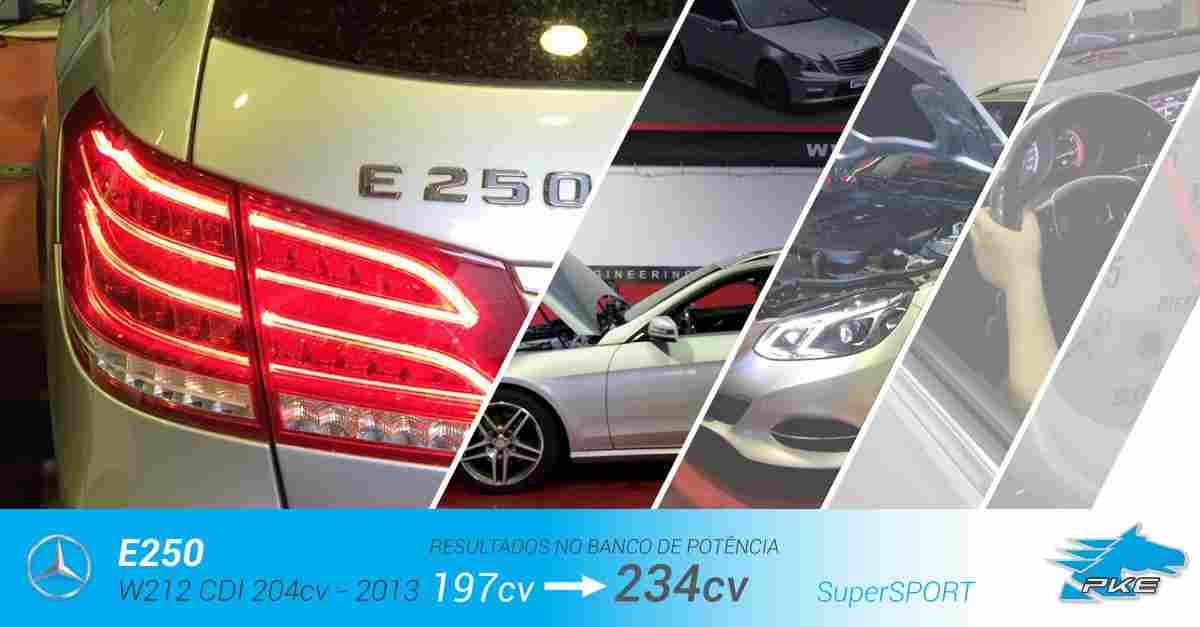 PKE SuperSPORT em Mercedes E250 204cv – 2013