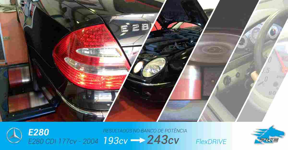 PKE FlexDRIVE em Mercedes E280 CDI 177cv – 2004
