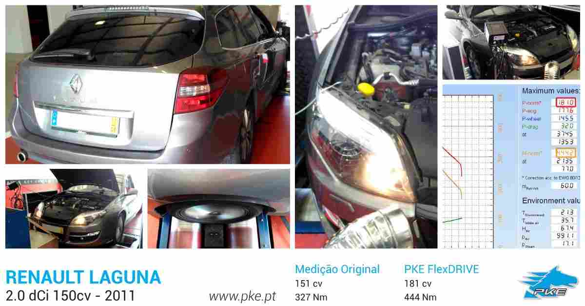 PKE FlexDRIVE em Renault Laguna 2.0 dCi 150cv – 2011