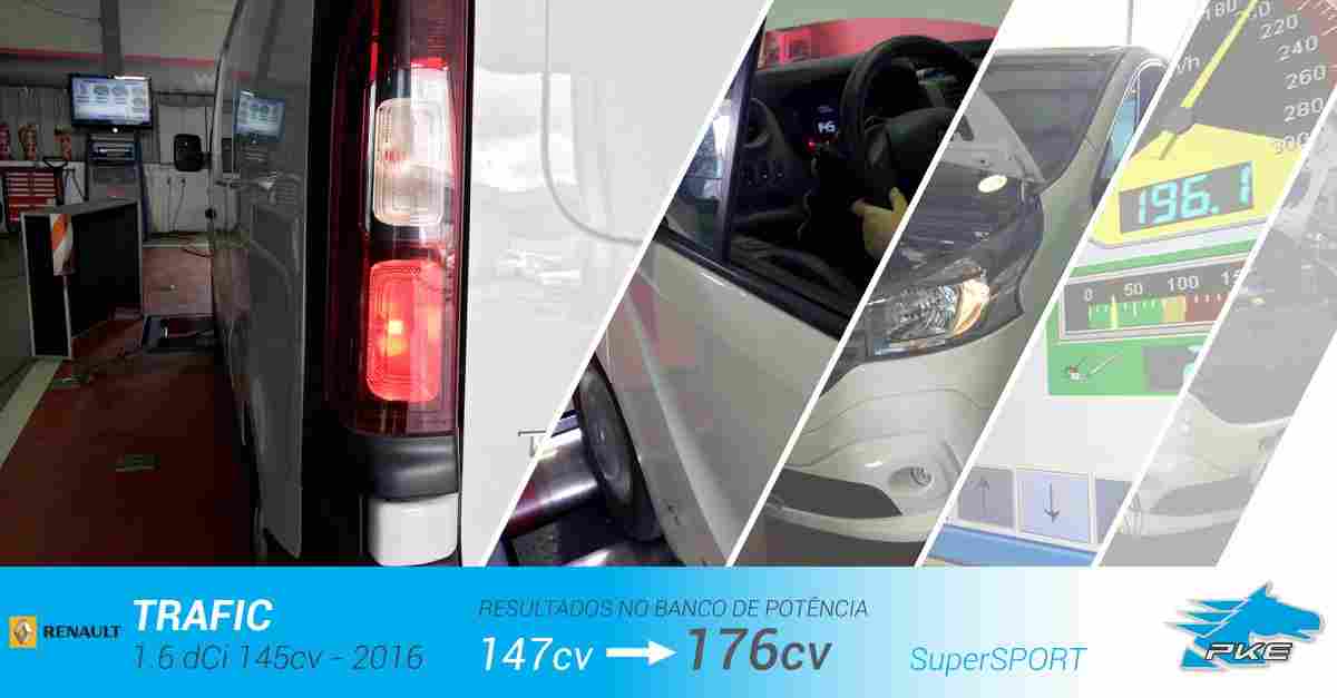 PKE SuperSPORT em Renault Trafic 1.6 dCi 145cv – 2016