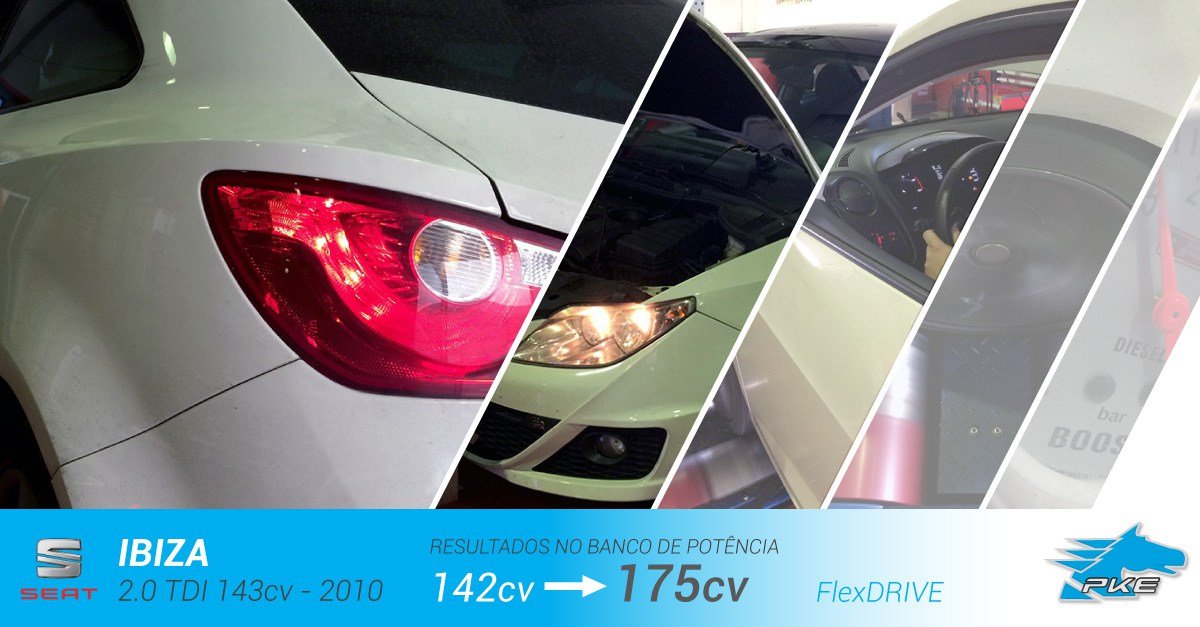 PKE FlexDRIVE em Seat Ibiza 2.0 TDI 143cv – 2010