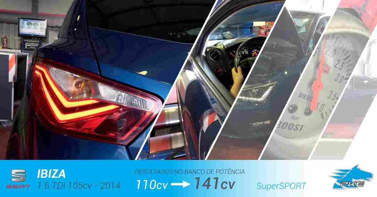 PKE SuperSPORT em Seat Ibiza 1.6 TDI 105cv – 2014