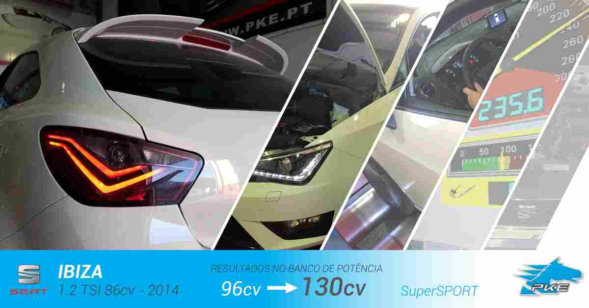 PKE SuperSPORT em Seat Ibiza 1.2 TSI 86cv – 2014