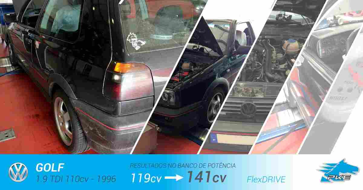 PKE FlexDRIVE em Volkswagen Golf 1.9 TDI 110cv – 1996