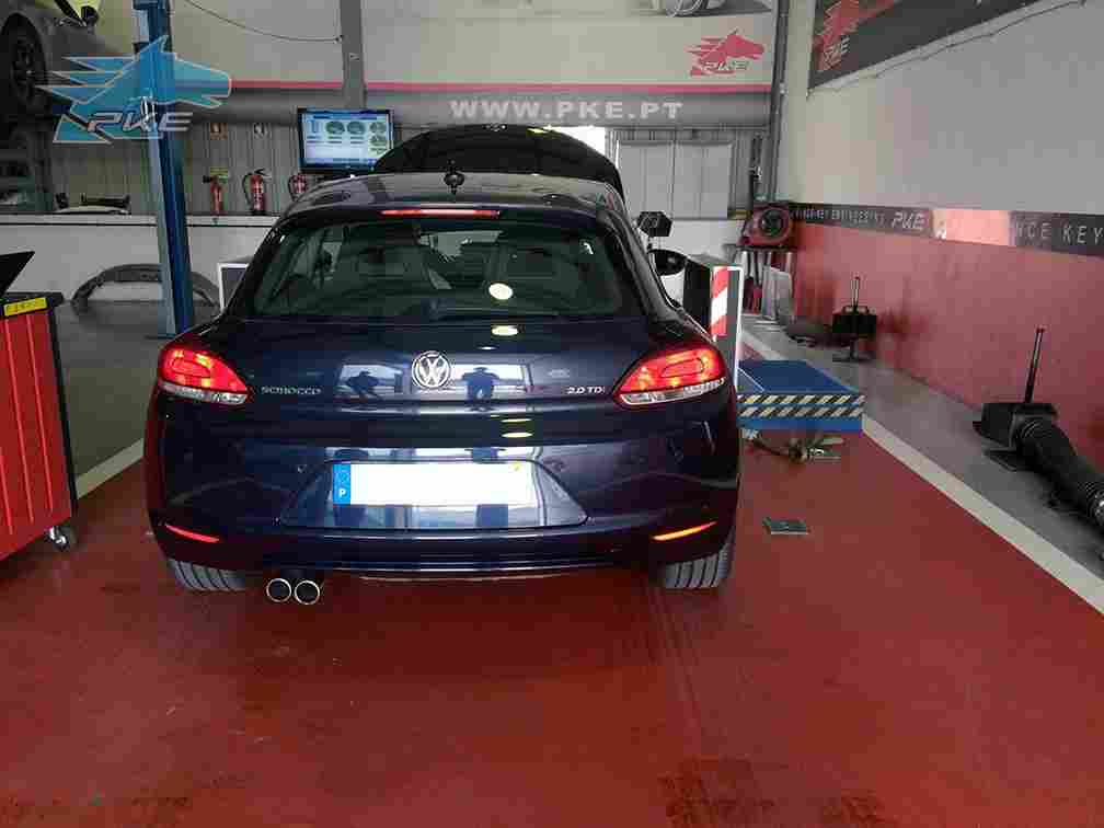 PKE SuperSPORT em Volkswagen Scirocco 2.0 TDI 140cv – 2012