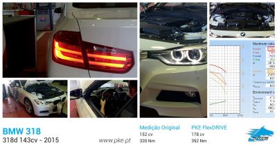 PKE FlexDRIVE em BMW 318d 143cv – 2015