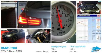 PKE SuperSPORT em BMW 320d 184cv – 2013